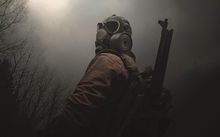 soldiers guns forest gas masks fantasy art masks 1920x1080 wallpaper 